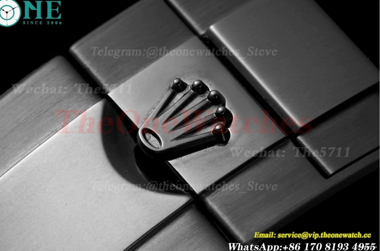 N6F Skeleton DLC Rubber 40mm Green RU DD4130 Dial Blaken On Daytona 0328